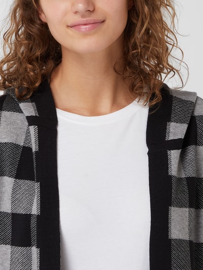 Opus Cape met ruitmotief, model 'Ahudi' Lichtgrijs - 3