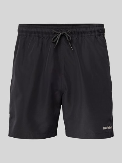 PEAK PERFORMANCE Regular Fit Badeshorts mit Label-Stitching Black 2