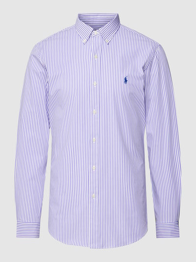 Polo Ralph Lauren Slim Fit Freizeithemd mit Streifenmuster Lavender 2