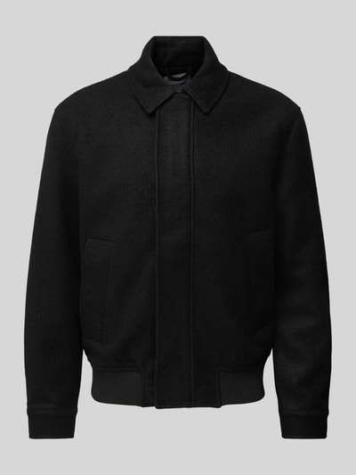 Only & Sons Regular Fit Bomberjacke mit Eingrifftaschen Modell 'WAYNE' Black 1