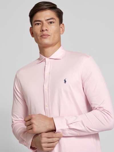 Polo Ralph Lauren Freizeithemd mit Label-Stitching Pink 3