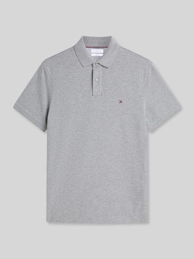 Tommy Hilfiger Koszulka polo o kroju regular fit z mieszanki bawełny Srebrny melanż 2