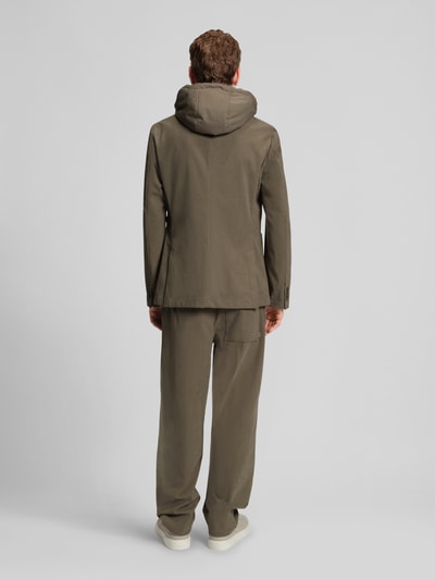 BOSS Slim Fit Sakko im legeren Double Layer Look Modell 'P-HANRY' Schlamm 5