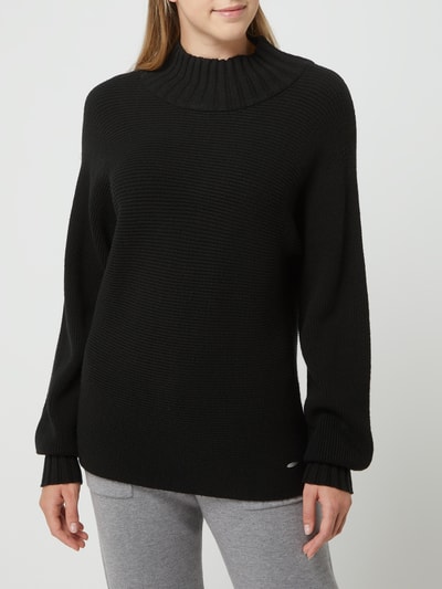 BETTY & CO WHITE Pullover met opstaande kraag  Zwart - 4