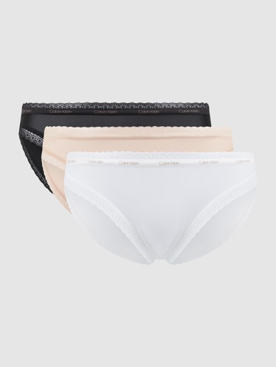 Calvin Klein Underwear Figi z mikrowłókna w zestawie 3 szt.  Czarny 1