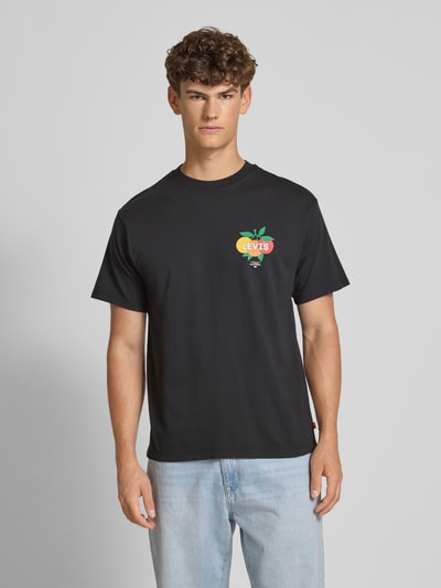 Levi's® T-Shirt mit Motiv- und Label-Print Black 4