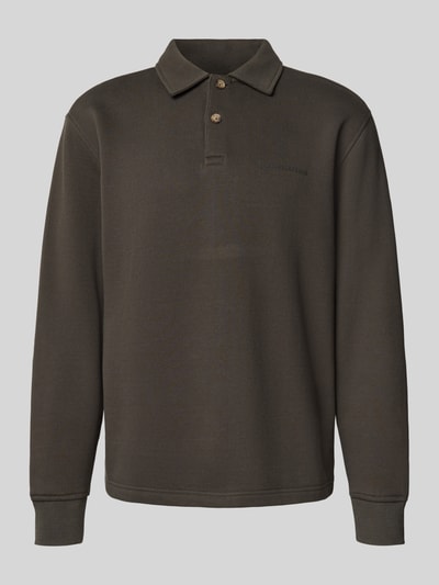 Marc O'Polo Denim Regular Fit Sweatshirt aus reiner Baumwolle Dunkelbraun 2