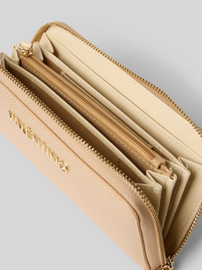 VALENTINO BAGS Portemonnaie mit Label-Detail Modell 'DIVINA' Gold 3