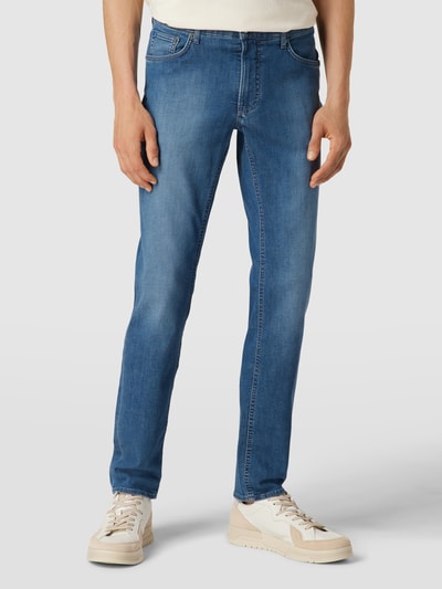 Brax Jeans mit Label-Patch Modell 'Chuck' Blau 4