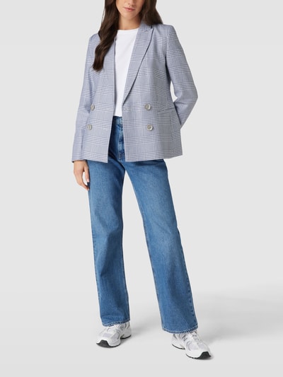 Christian Berg Woman Selection Blazer mit Allover-Muster Marine 1