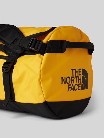 The North Face Sporttas met labelprint, model 'BASE CAMP DUFFEL XS' Geel - 3