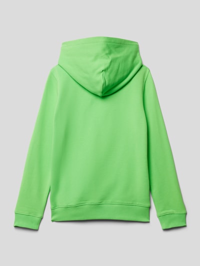 Calvin Klein Jeans Hoodie met labelprint Neon groen - 3