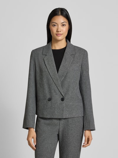 B.Young Blazer met reverskraag, model 'Etona' Lichtgrijs - 4