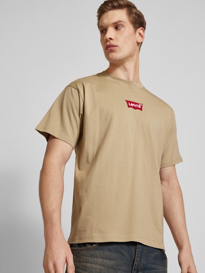 Levi's® T-shirt met labelmotief Beige - 3