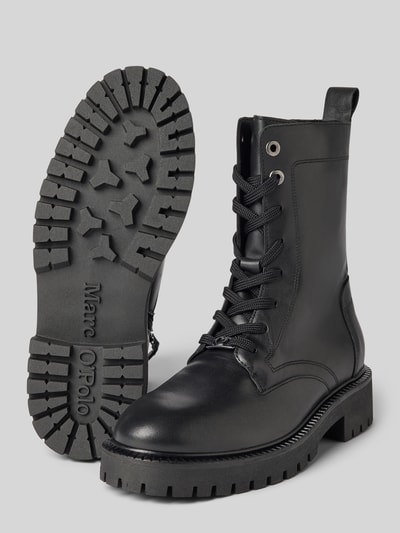 Marc O'Polo Schnürstiefel aus echtem Leder Black 4