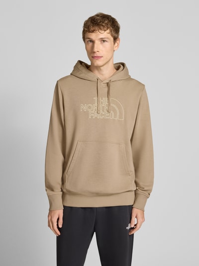 The North Face Hoodie mit Label-Stitching Beige 4