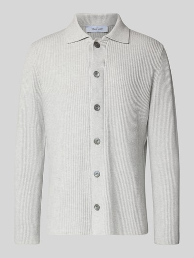 GRAN SASSO Gebreid jack van scheerwolmix met kasjmier Beige - 2