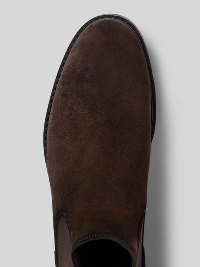 Lloyd Chelsea boots met profielzool, model 'VIBE' Donkerbruin - 3