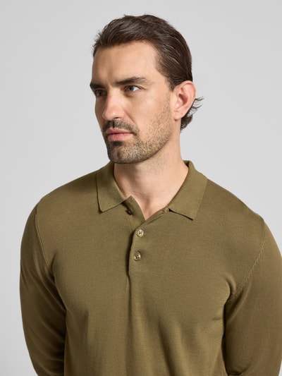 Casual Friday Strickpullover aus reiner Baumwolle Modell 'VALD' Oliv 3
