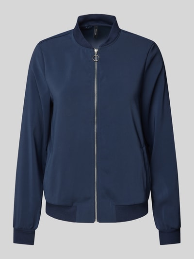 Vero Moda Regular Fit Bomberjacke mit Fly-Away Kragen Modell 'COCO' Marine 2