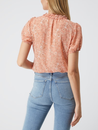 Cream Bluse mit Volants Modell 'Kinia' Koralle 5