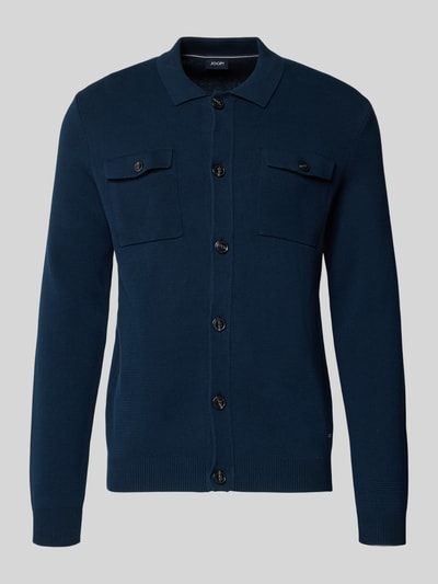 JOOP! COLLECTION Strickjacke mit Knopfleiste Modell 'Owero' Marine 2