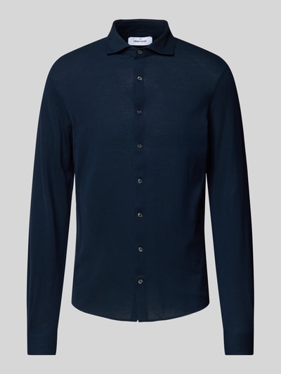 GRAN SASSO Freizeithemd mit Haifischkragen Marine 2