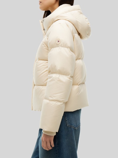 Tommy Hilfiger Regular Fit Daunenjacke mit Kapuze Offwhite 6