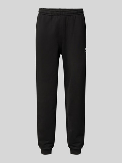 Lacoste Tapered Sweatpants aus reiner Baumwolle Black 2