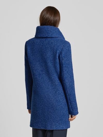 Milo Coats Jack van scheerwolmix met steekzakken, model 'SOFIA' Blauw - 5