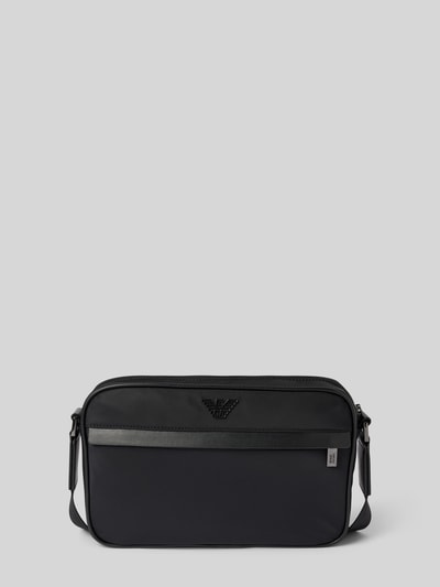 Emporio Armani Umhängetasche mit Logo-Applikation Black 2