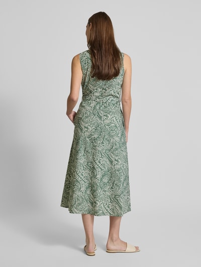 Christian Berg Woman Selection Midikleid mit Bindegürtel Oliv 5