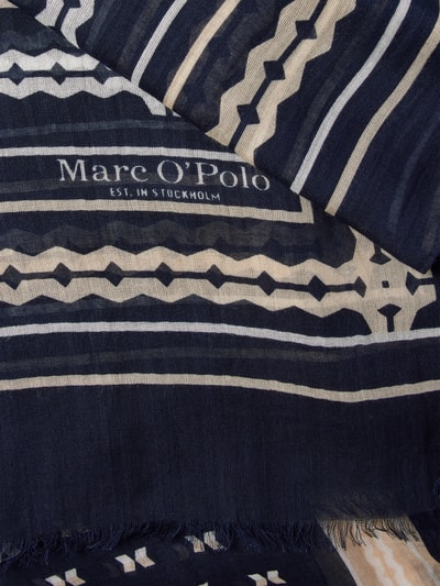 Marc O'Polo Schal mit Allover-Muster Marine 2