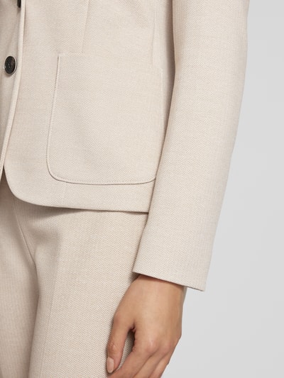 BOSS Blazer mit Reverskragen Modell 'Jonalahra' Beige Melange 3