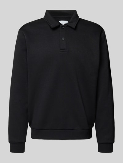 Jack & Jones Sweatshirt mit Kentkragen Modell 'BRADLEY' BLACK 2