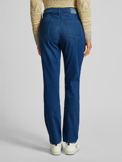 Brax Slim fit jeans met riemlussen, model 'Style.Carola Thermo' Blauw - 5