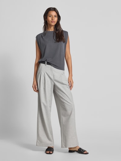 Jake*s Collection Tanktop met ronde hals Donkergrijs - 1