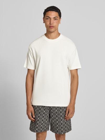 Marc O'Polo DENIM Relaxed Fit T-Shirt aus reiner Baumwolle Weiss 4