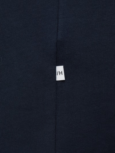 Selected Homme T-shirt z prążkowanym, okrągłym dekoltem model ‘RELAXCOLMAN’ Granatowy 4