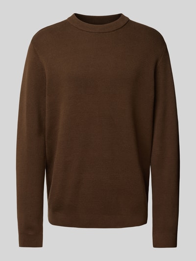 Jack & Jones Premium Strickpullover mit Rundhalsausschnitt Modell 'BLAMILANO' Anthrazit 1