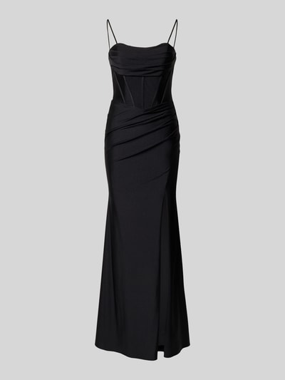 Mascara Avondjurk met plooien en loopsplit  - 2