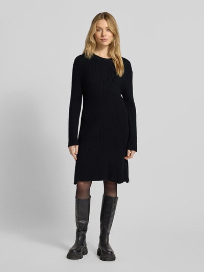 Tom Tailor Denim Figurbetontes Strickkleid aus Viskose-Mix Black 4