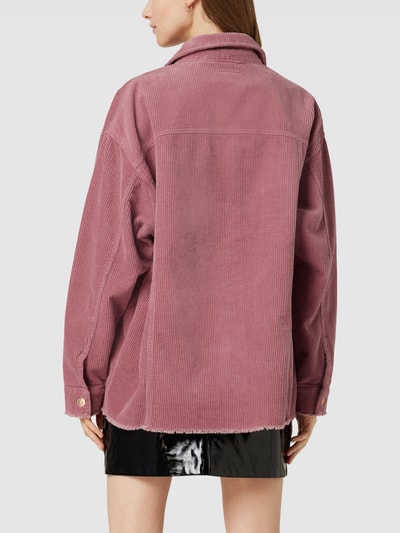 Only Overhemdjack in ribcordlook, model 'BITTEN' Mauve - 5