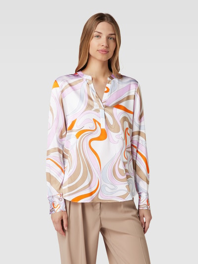 HERZENS Bluse mit V-Ausschnitt Hellrosa 4