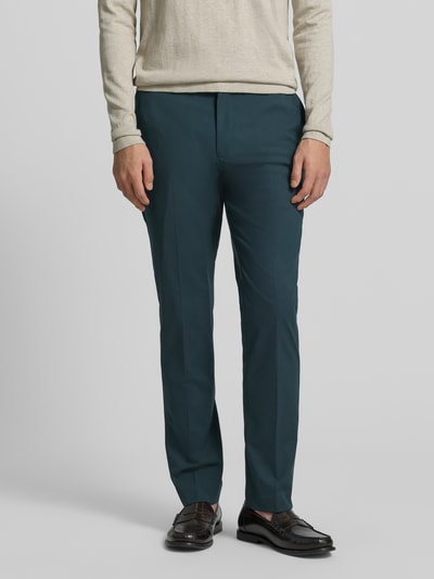 s.Oliver BLACK LABEL Regular Fit Anzughose mit Viskose Anteil Dunkelgruen 4