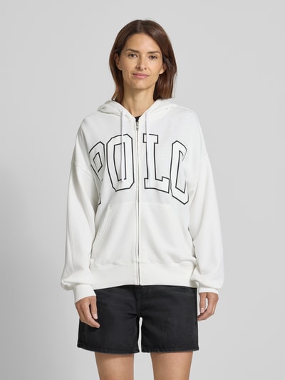 Polo Ralph Lauren Oversized Sweatjacke mit Reißverschluss Offwhite 4