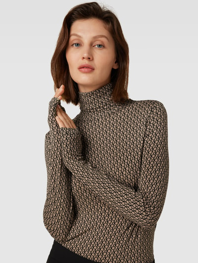 Copenhagen Muse Longsleeve mit Rollkragen Modell 'LOBBY' Hazel 3