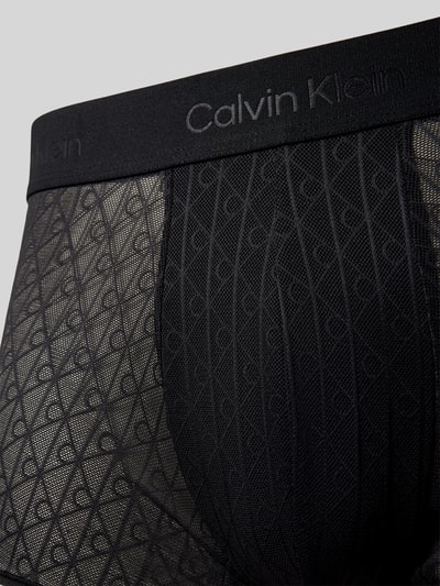 Calvin Klein Underwear Low Rise Trunks mit Logo-Stitching Black 2