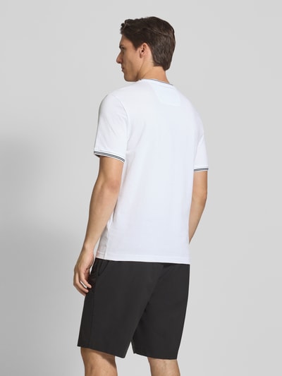 BOSS Green Regular Fit T-Shirt aus Baumwoll-Mix Modell 'TAUL' Weiss 5