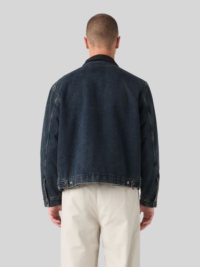 Levi's® Jeansjacke mit kontrastierendem Kragen Dunkelblau 5
